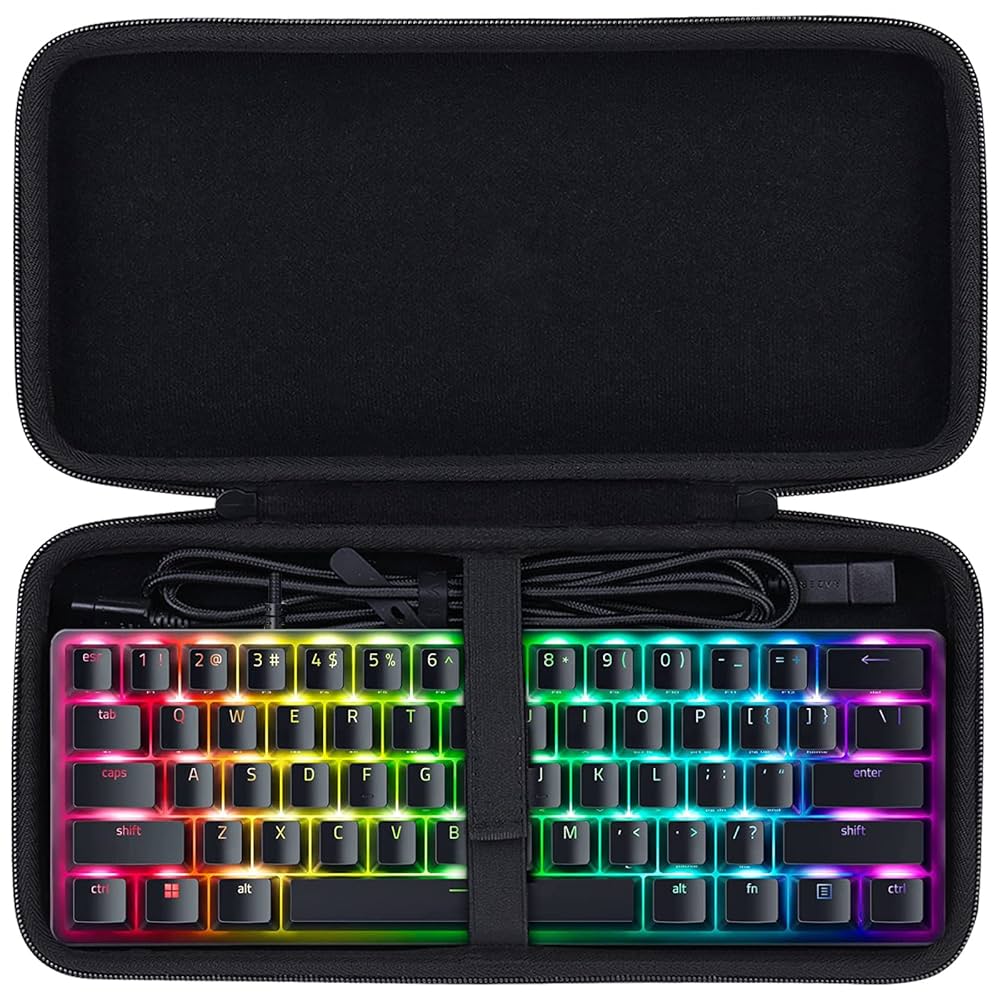Amazon.co.jp: co2CREA 収納ケース 互換品 Razer Huntsman Mini